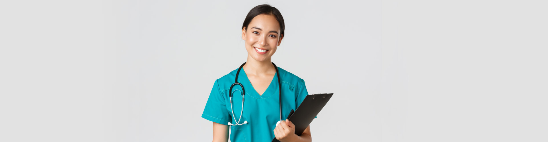 medical personnel smiling